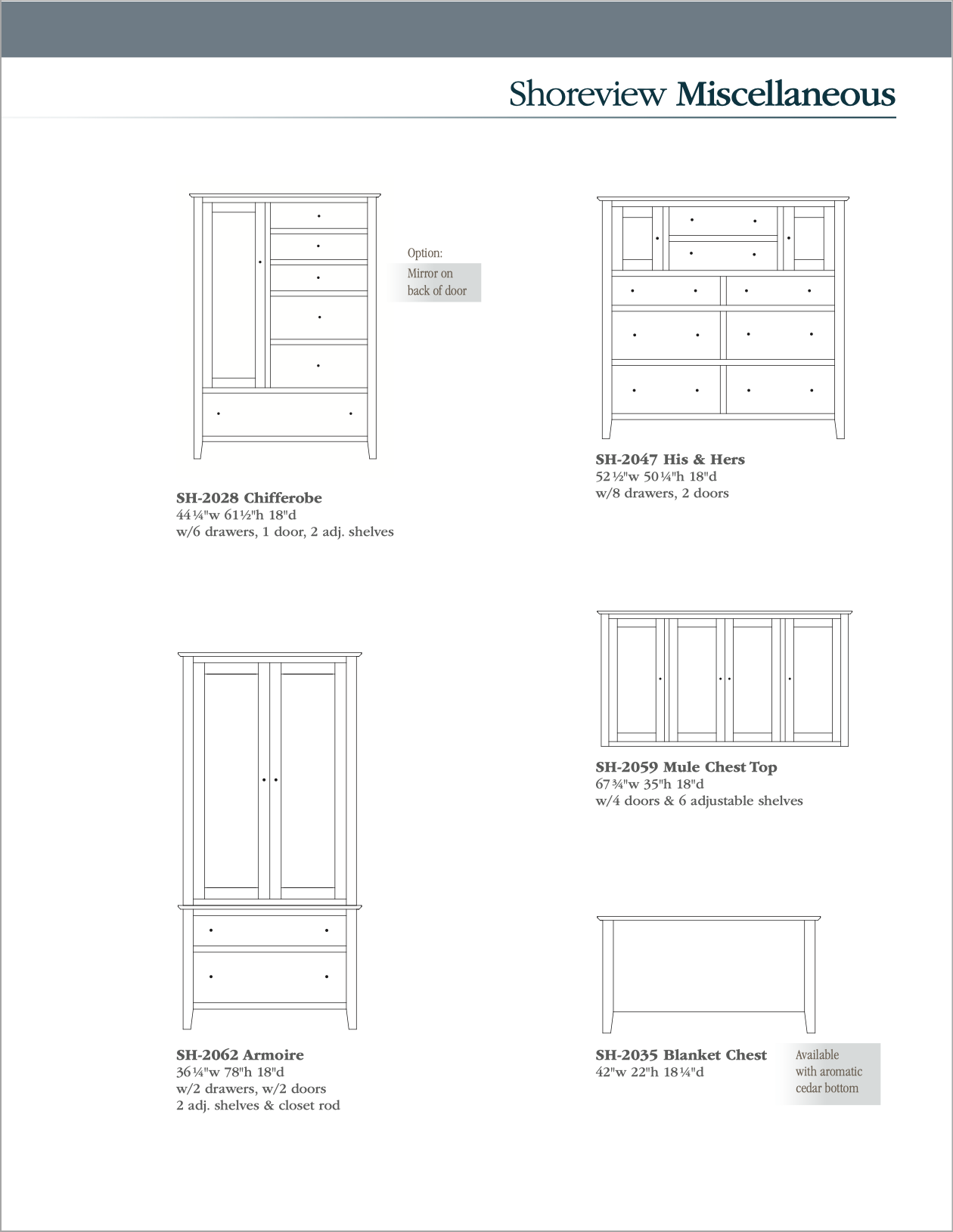 Shoreview Bedroom Set