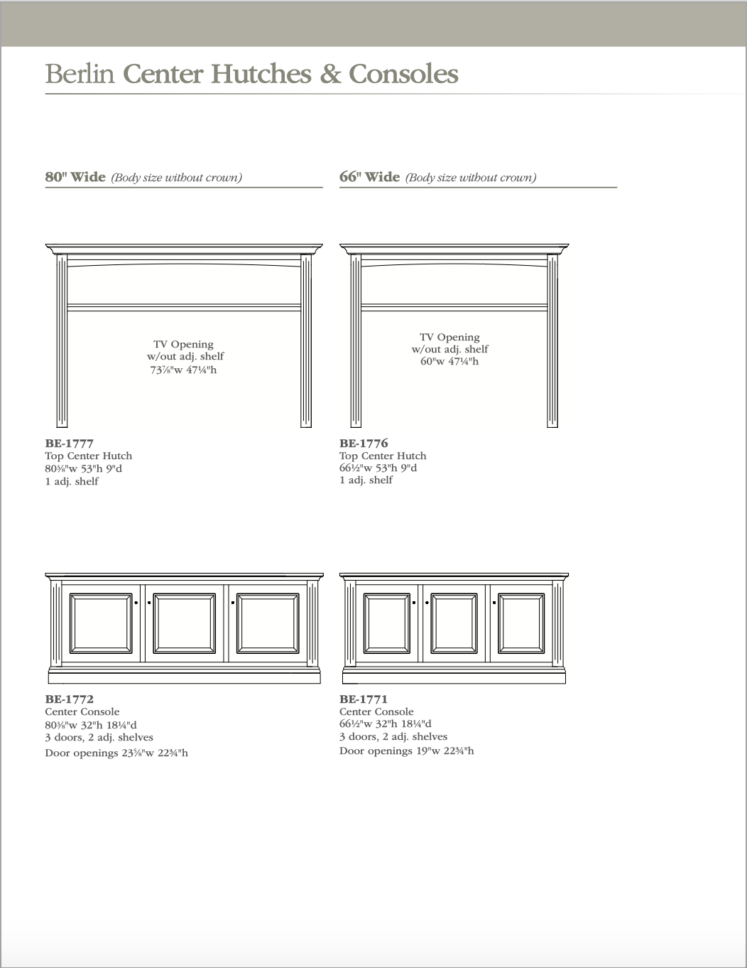 Berlin Entertainment Center / Wall Unit