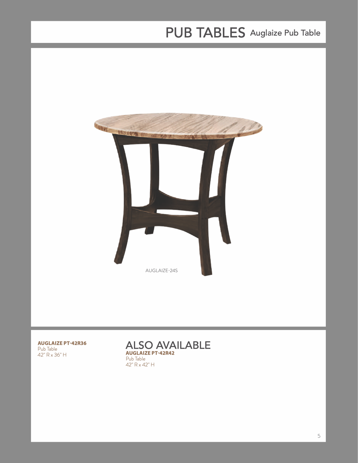 Auglaize Gathering Table and Chair Set