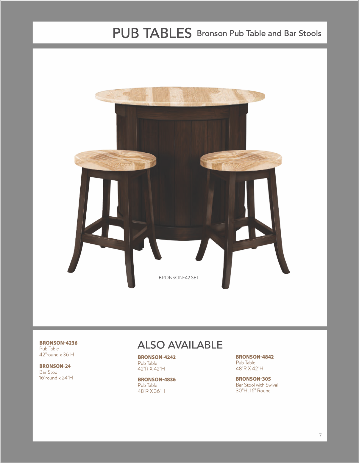 Bronson Gathering Table and Chair Set