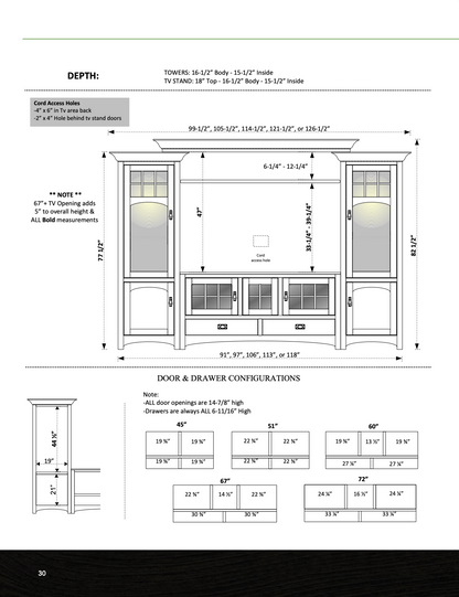 Winchester Entertainment Center / Wall Unit