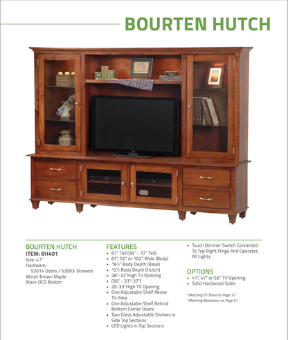 Bourten Hutch Entertainment Center / Wall Unit