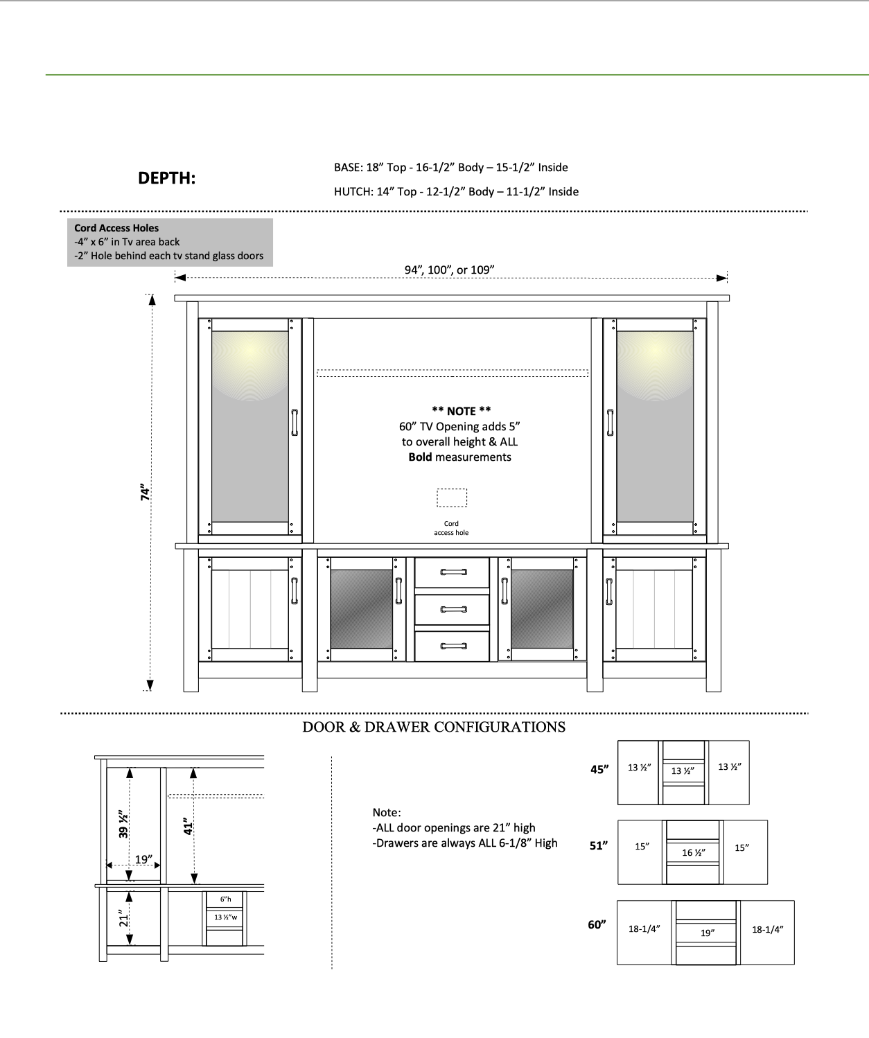 Riverton Rough Sawn Entertainment Center / Wall Unit