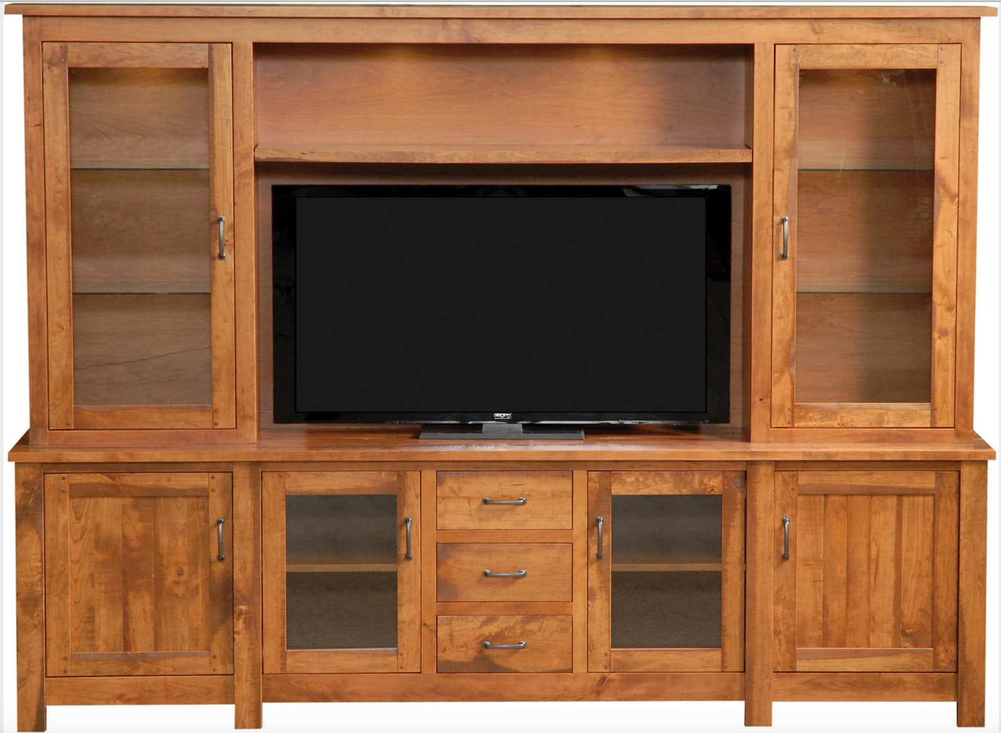 Riverton Rough Sawn Entertainment Center / Wall Unit