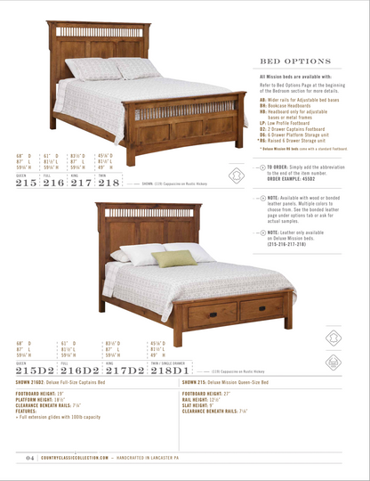 Deluxe Mission 1 Drawer Captain's Bed