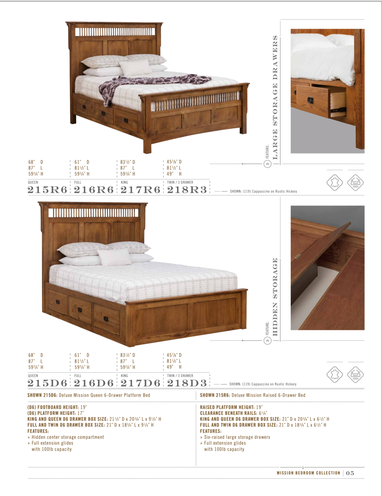 Deluxe Mission 1 Drawer Captain's Bed
