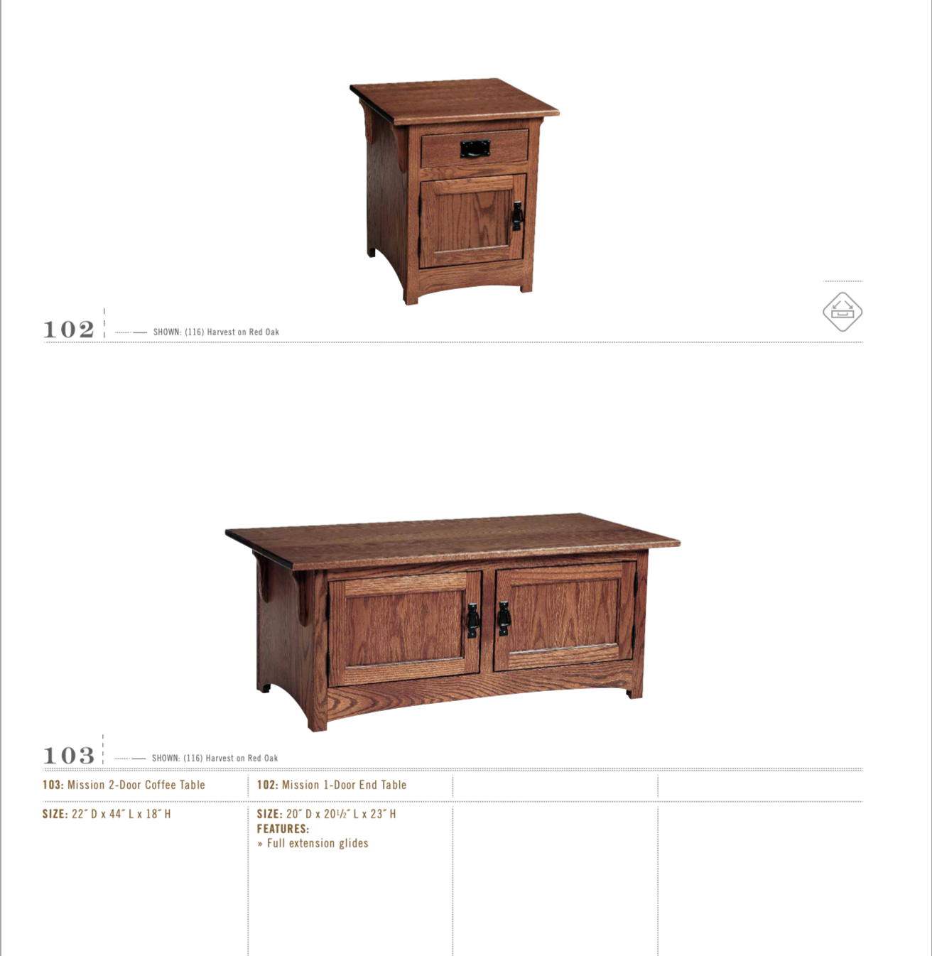 Mission 62″ TV Entertainment Center in Rustic Cherry