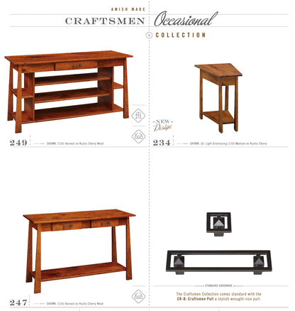 Craftsmen Chairside Table