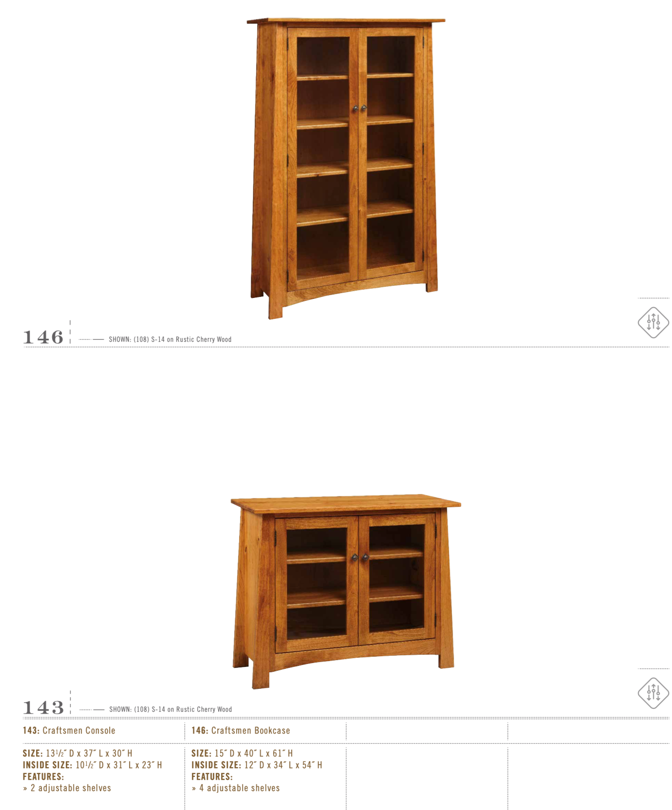 Craftsmen Mission 46" TV Stand