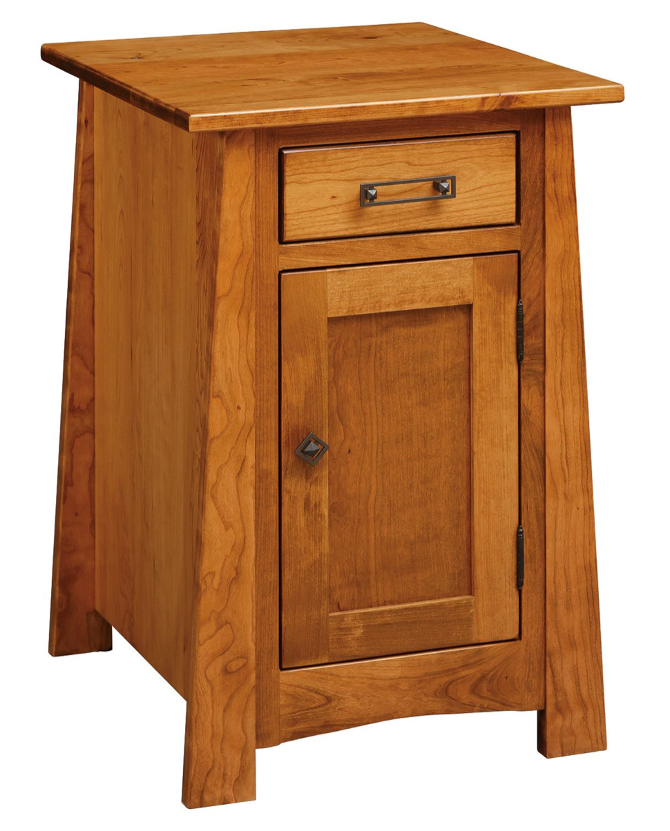 Roanoke Enclosed End Table - 18" W