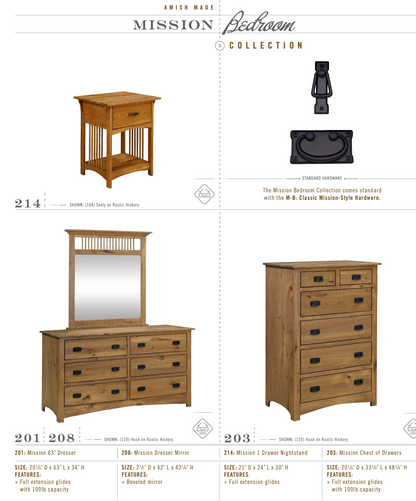 Lancaster Mission Bedroom Set