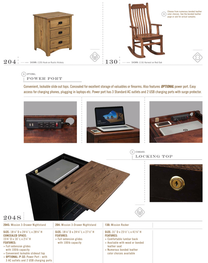 Lancaster Mission Bedroom Set