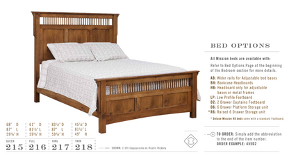 Lancaster Mission Bedroom Set