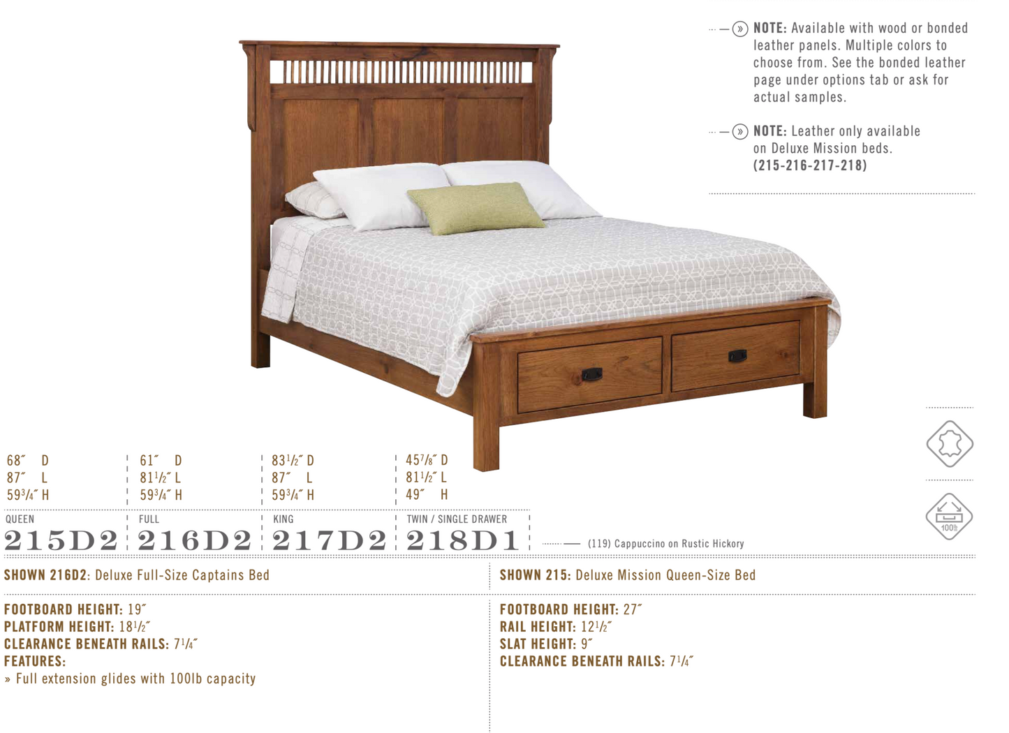 Lancaster Mission Bedroom Set