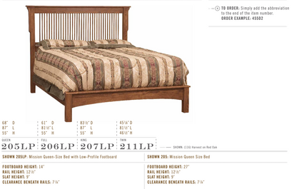Lancaster Mission Bedroom Set