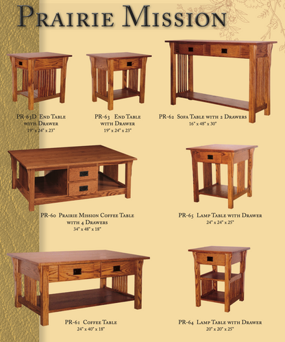 Mission Heavy Leg 48" Sofa Table 