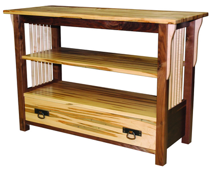 Prairie Mission Wormy Maple and Walnut Small 42" TV Stand