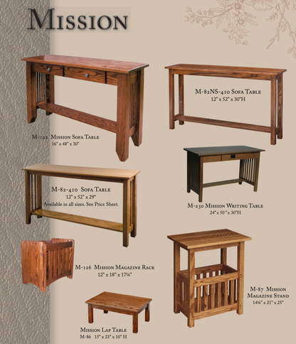 Mission Heavy Leg 48" Sofa Table 