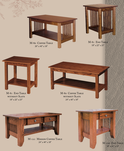 Mission Heavy Leg 48" Sofa Table 