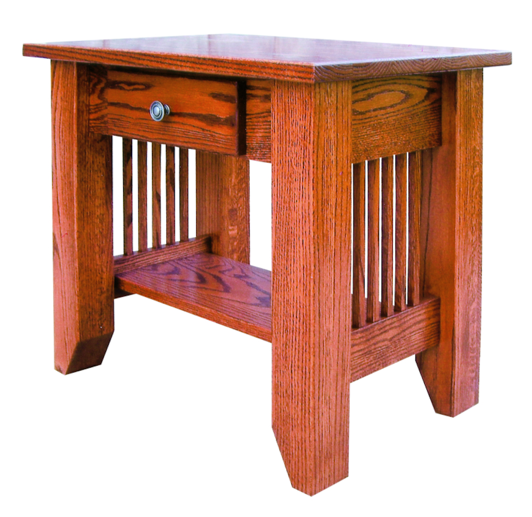 Mission Heavy Leg 26" x 18" End Table