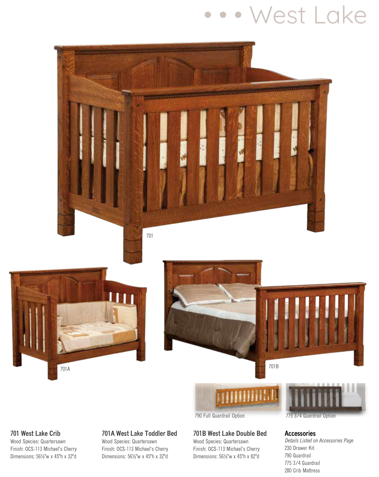 West Lake Convertible Crib
