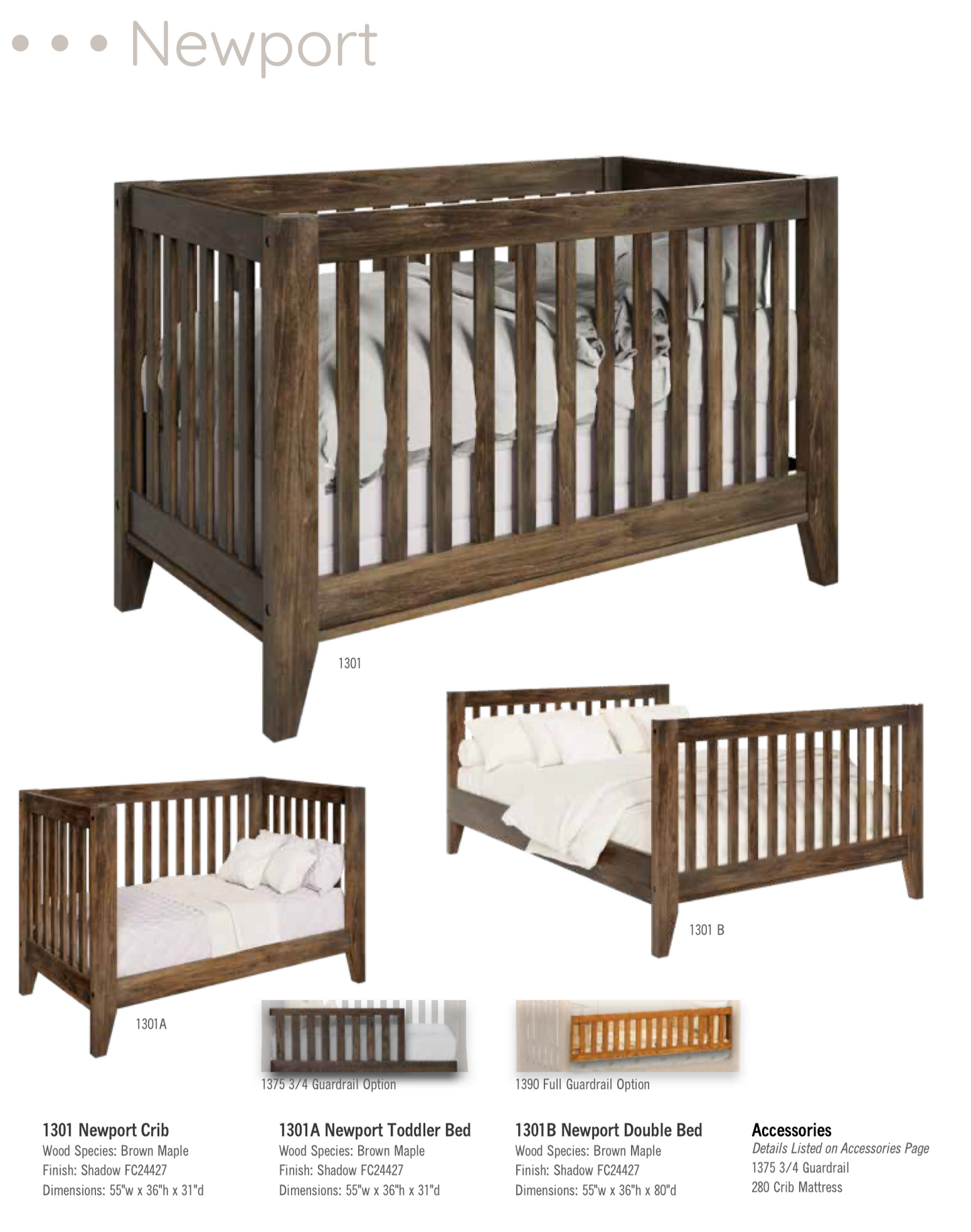 Newport Convertible Crib