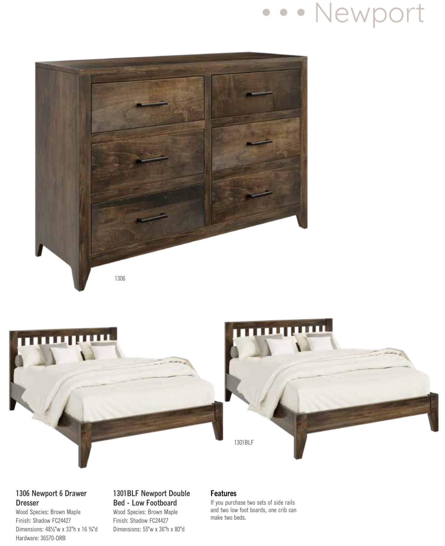 Newport Convertible Crib