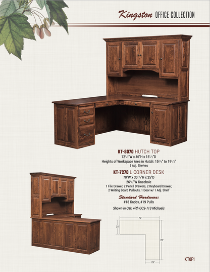 Kingston (Raised Panel) Office Suite