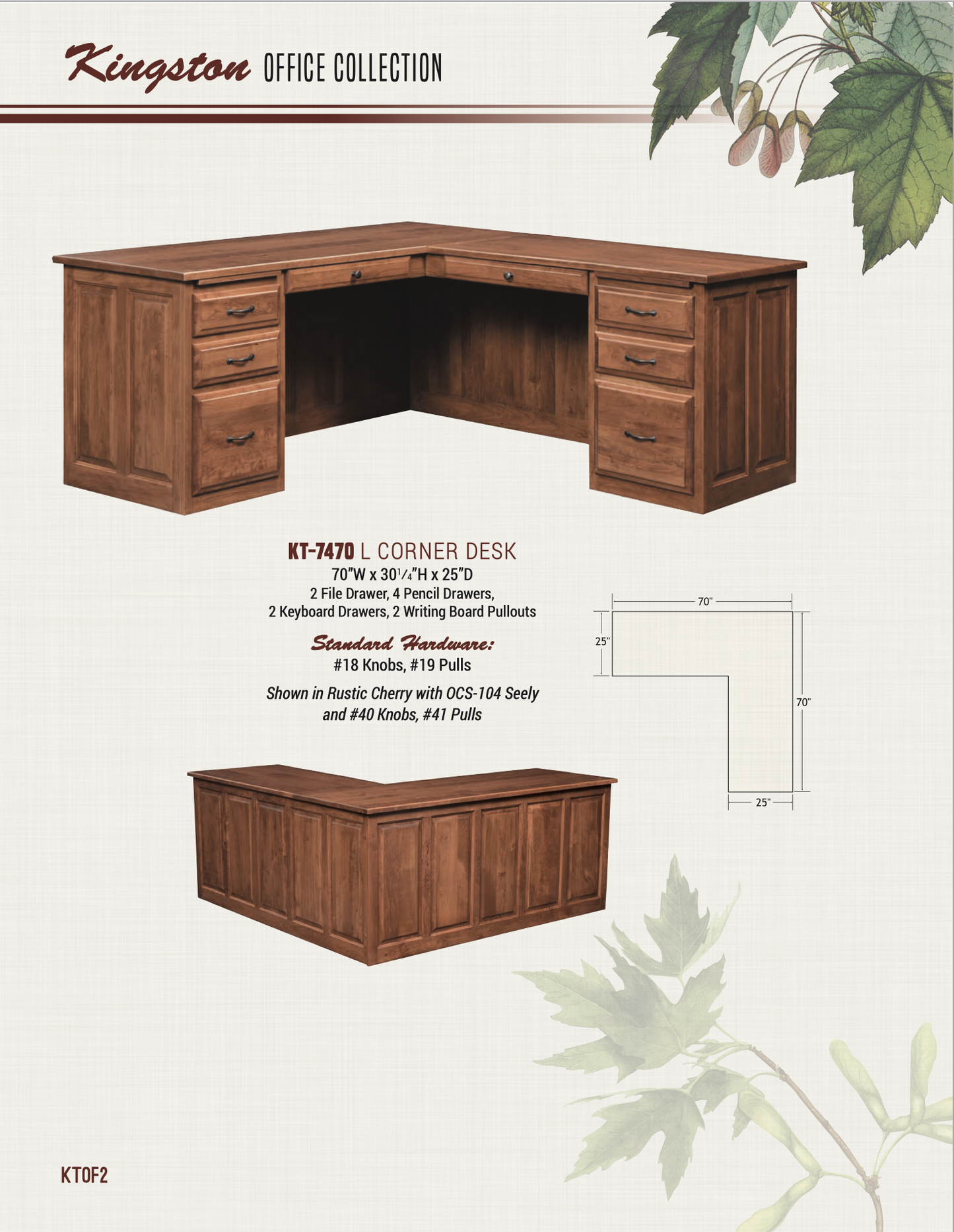 Kingston (Raised Panel) Office Suite