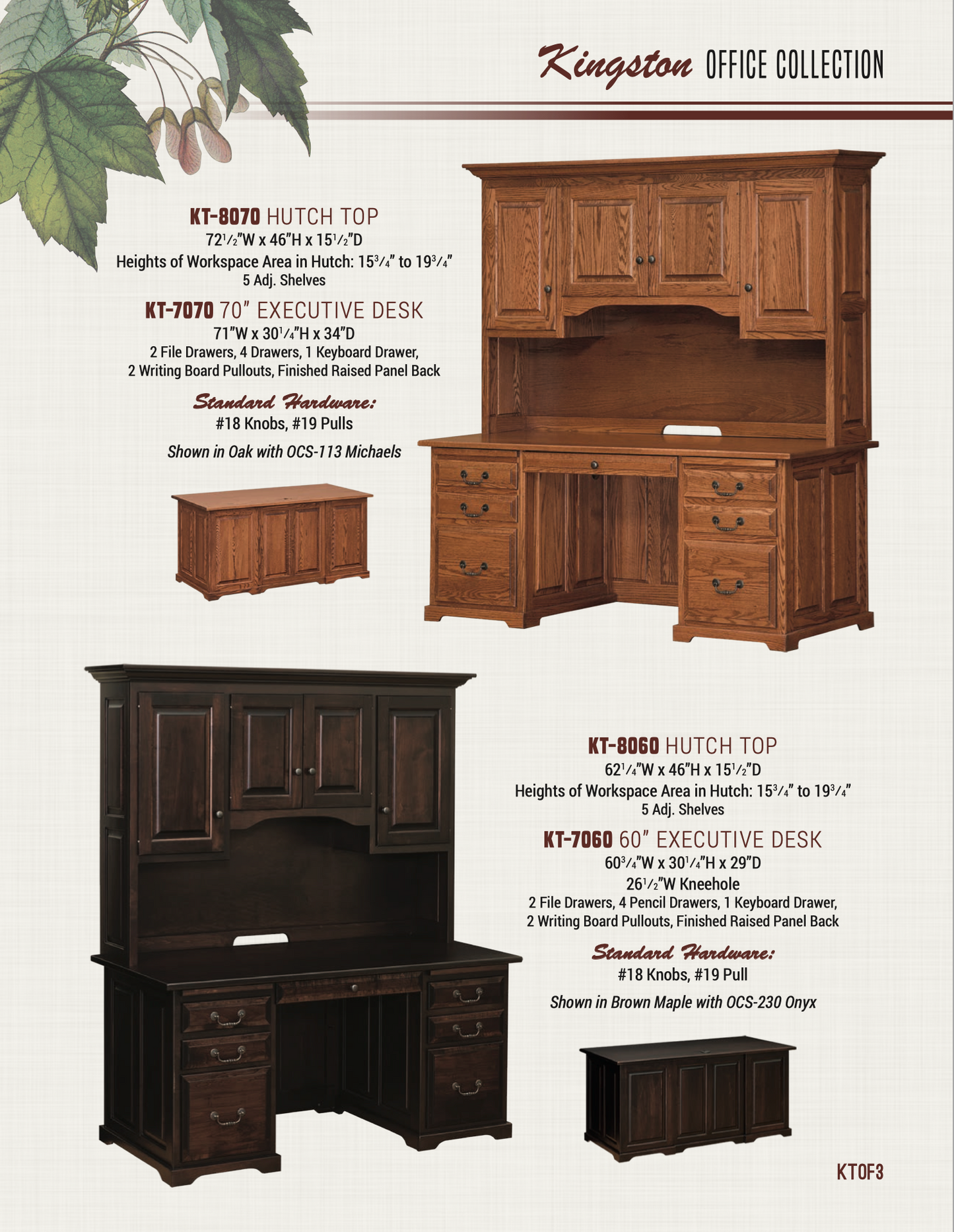 Kingston (Raised Panel) Office Suite