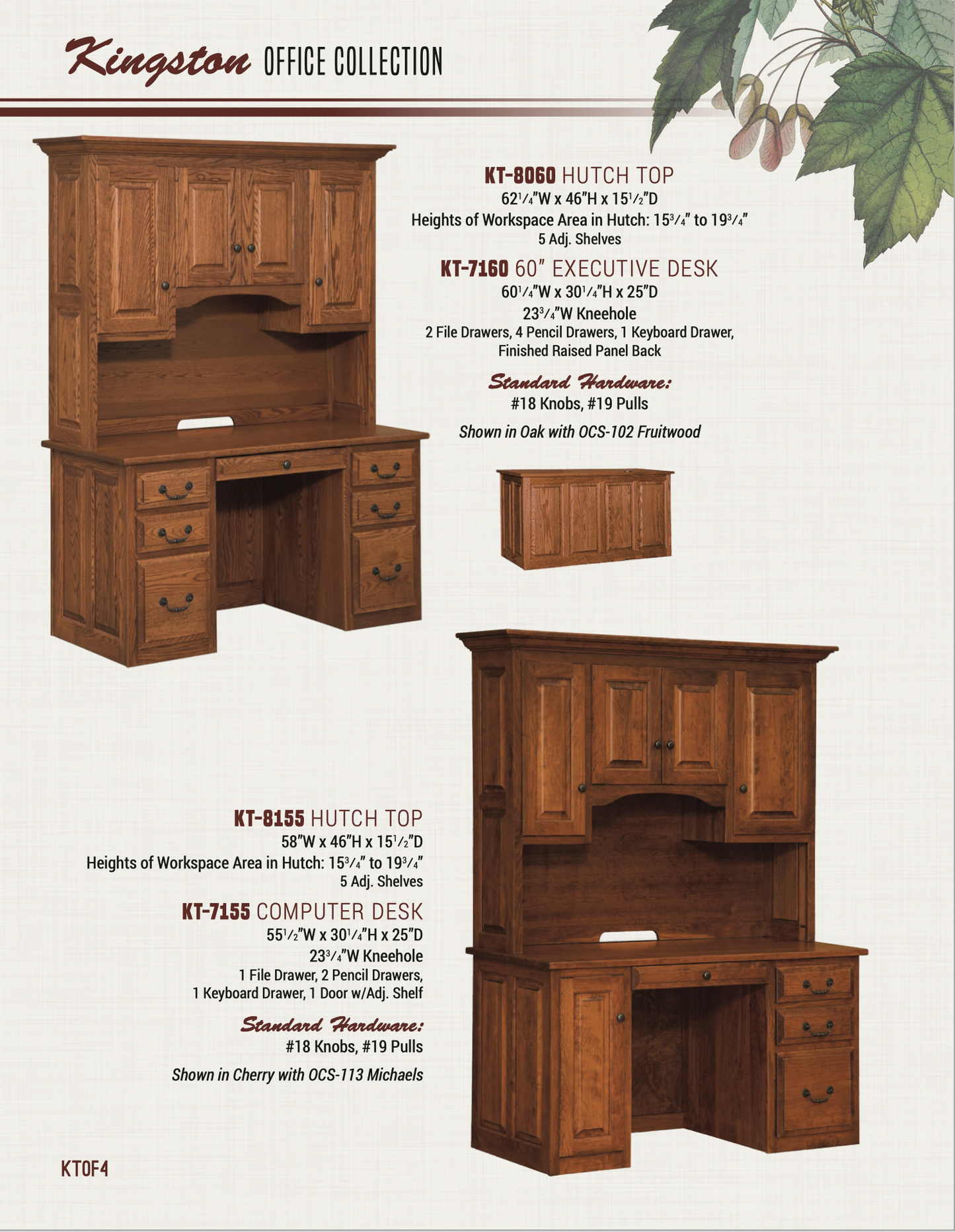 Kingston (Raised Panel) Office Suite