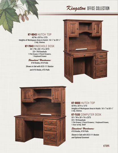 Kingston (Raised Panel) Office Suite