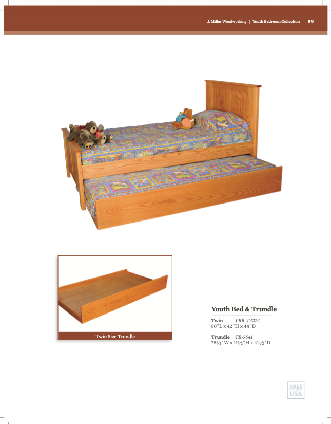 Youth Bed & Trundle