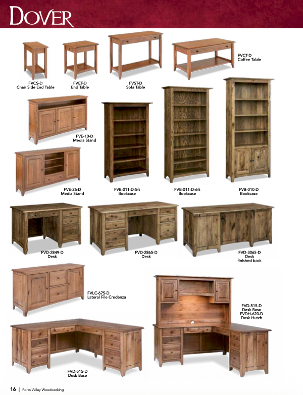 Dover 2 Drawer, 2 Door Lateral File Credenza
