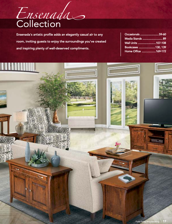 Ensenada 3Pc Wall Unit W/4 Doors, 2 Drawers (Base Only)