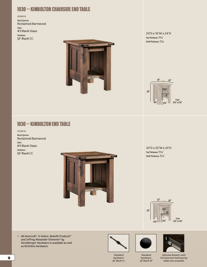 Kimbolton Chairside End Table