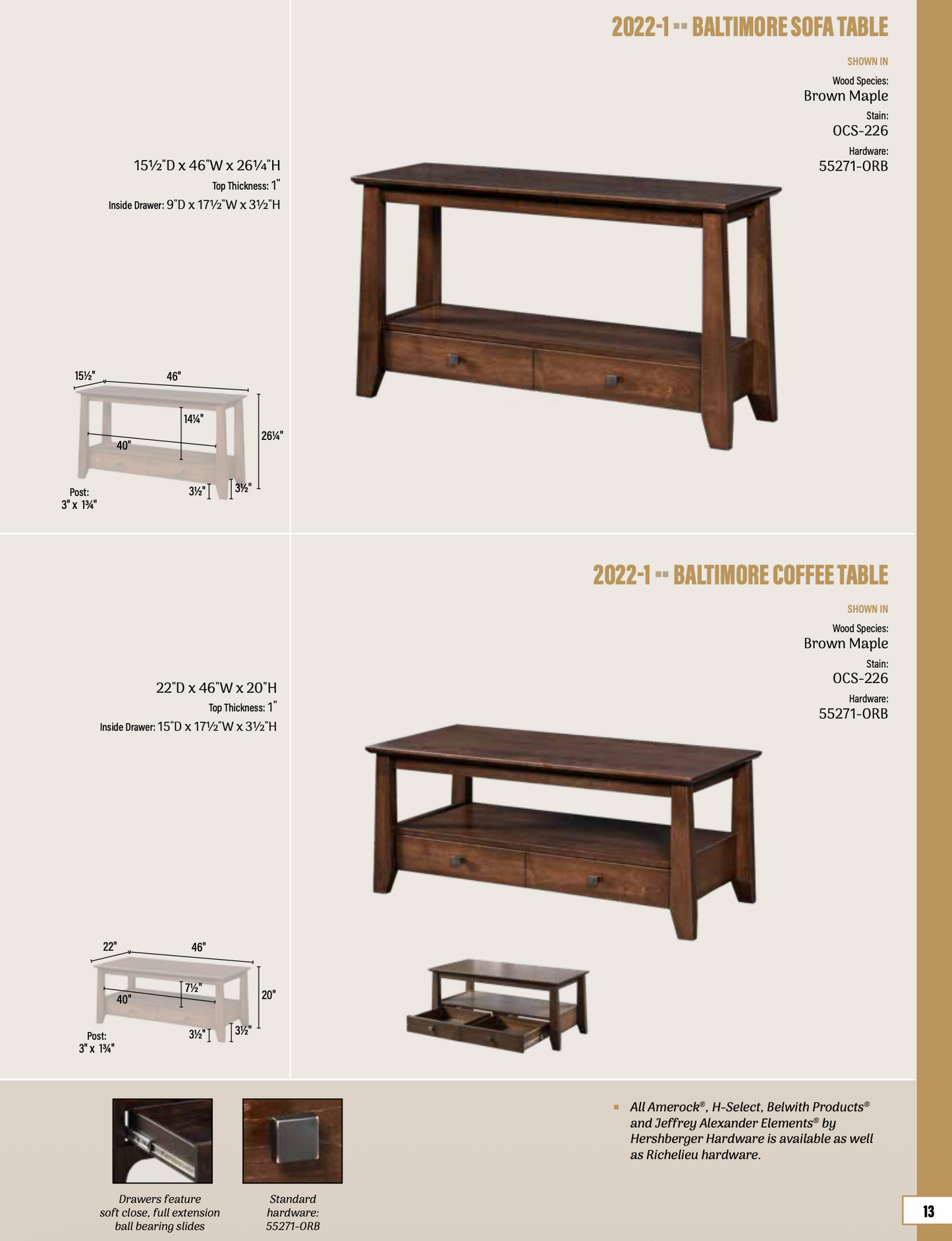 Baltimore Sofa Table