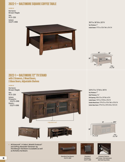 Baltimore 72" TV Stand