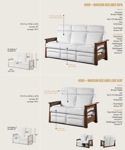 Madison Recliner Sofa