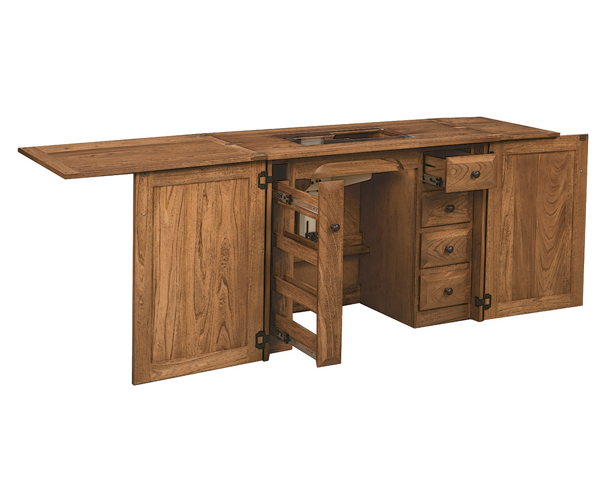 Sewing Cabinet with Casters
