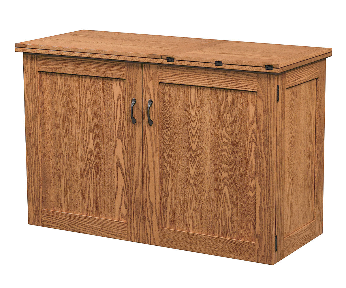Sewing Cabinet with Serger Pullout