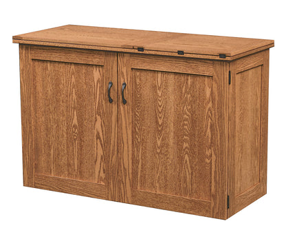 Sewing Cabinet with Serger Pullout