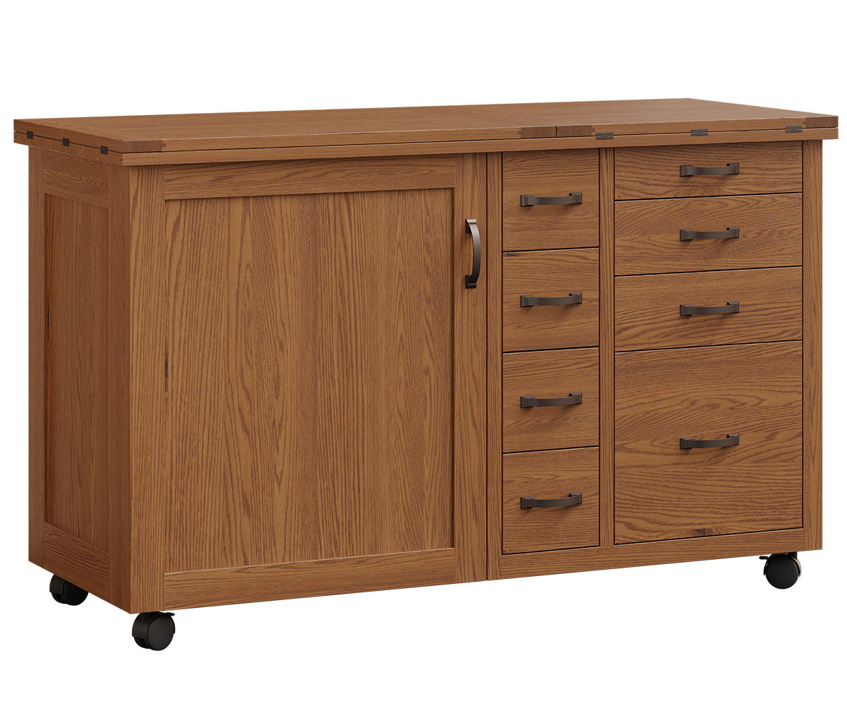 Sewing Cabinet with Wings