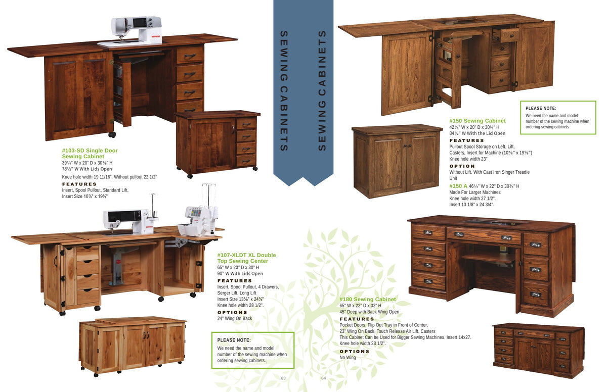 Pocket Door Sewing Cabinet