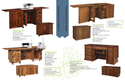 Pocket Door Sewing Cabinet