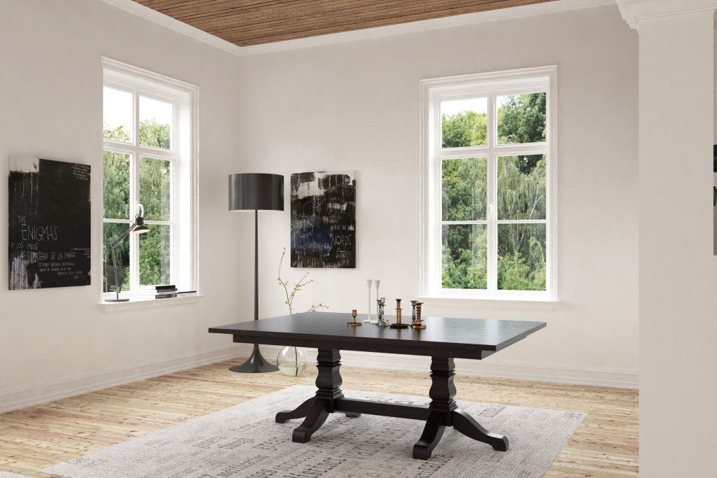 Square Tulip Double Pedestal Table
