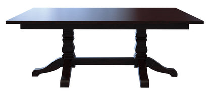 Square Tulip Double Pedestal Table