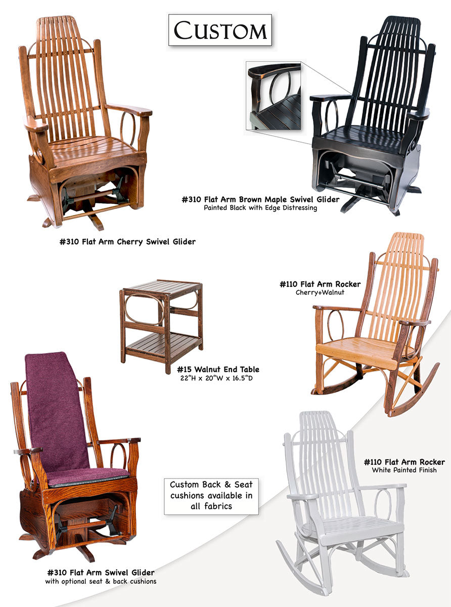 Bentwood #110 Flat Arm Rocker