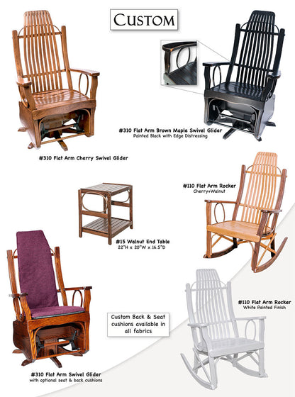 Bentwood #110 Flat Arm Rocker
