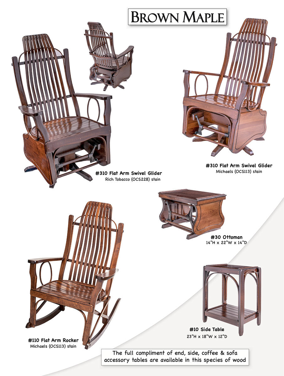 Bentwood #110 Flat Arm Rocker